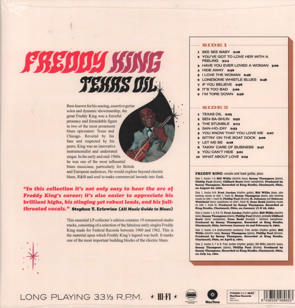 Freddy King - Texas Oil: Federal Recordings 1960-1962 - Lp