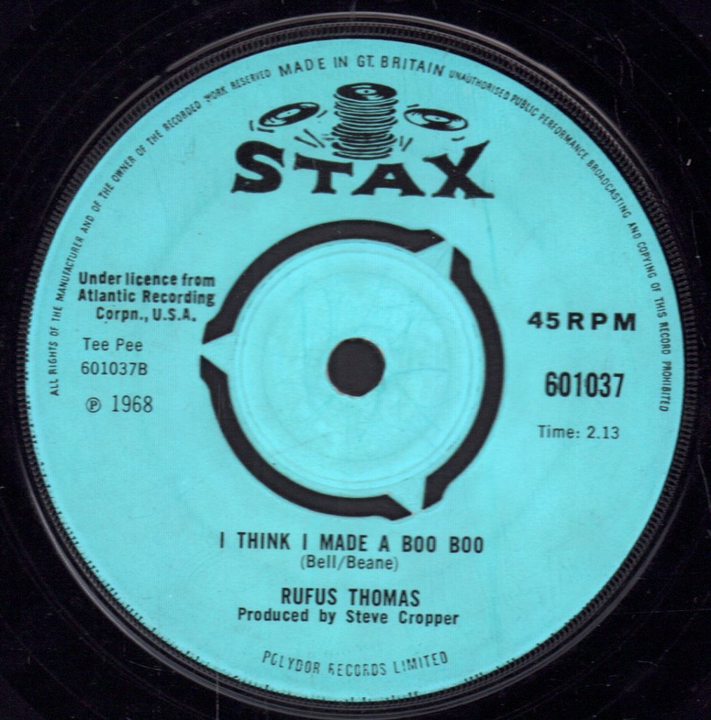 Rufus Thomas - Memphis Train - 7 Inch