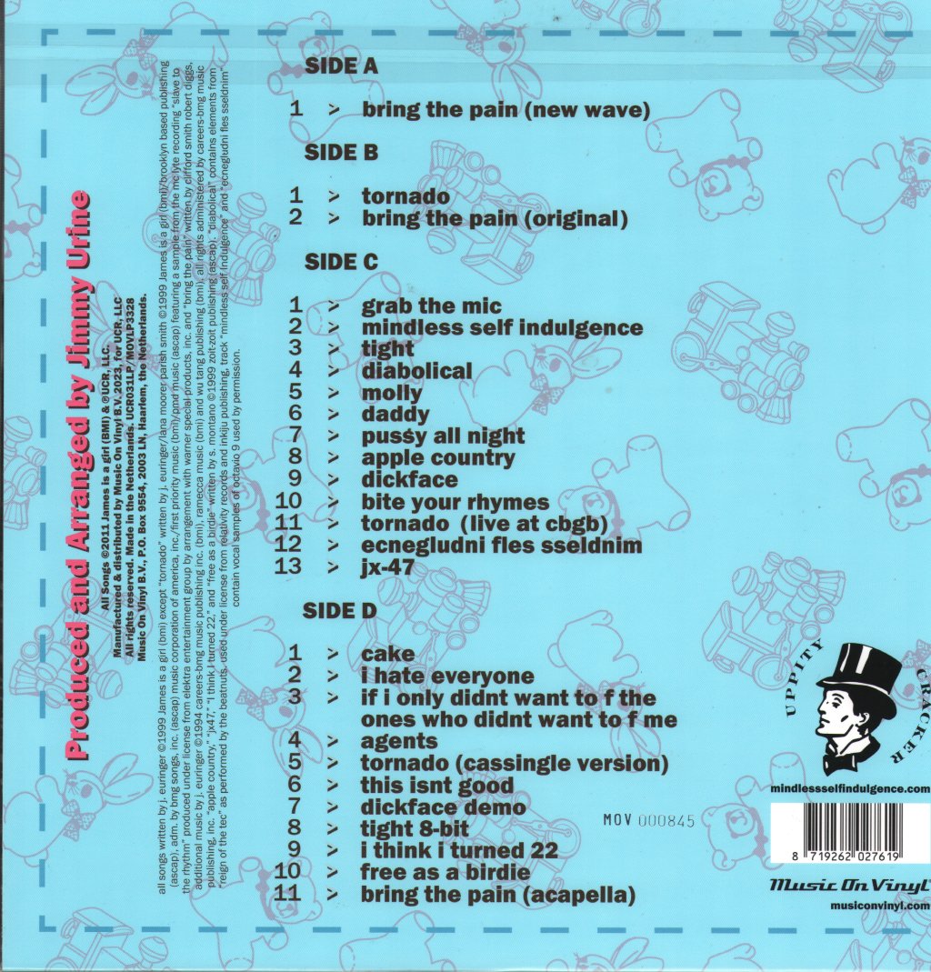 Mindless Self Indulgence - Tighter - Double Lp