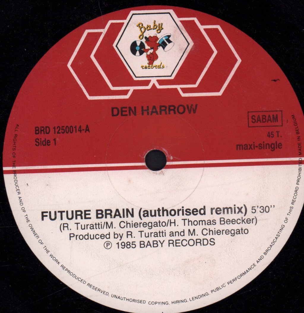 Den Harrow - Future Brain - 12 Inch