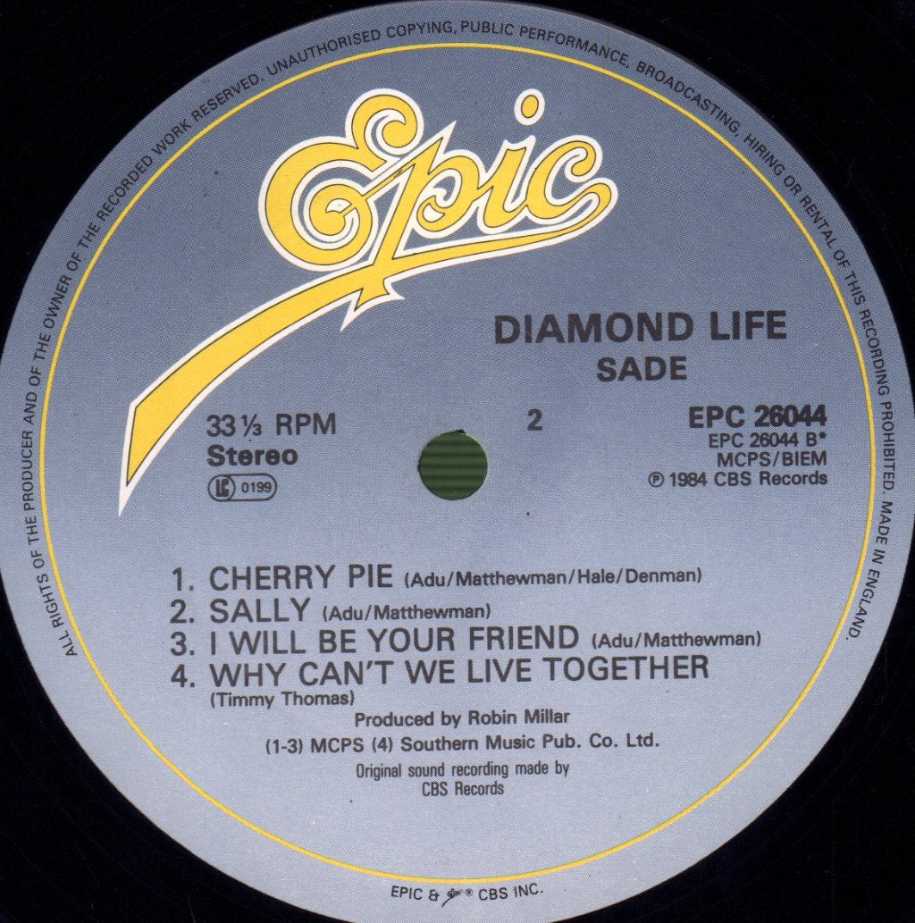 Sade - Diamond Life - Lp