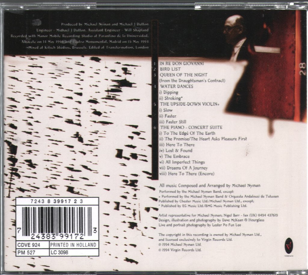 Michael Nyman - Live - Cd