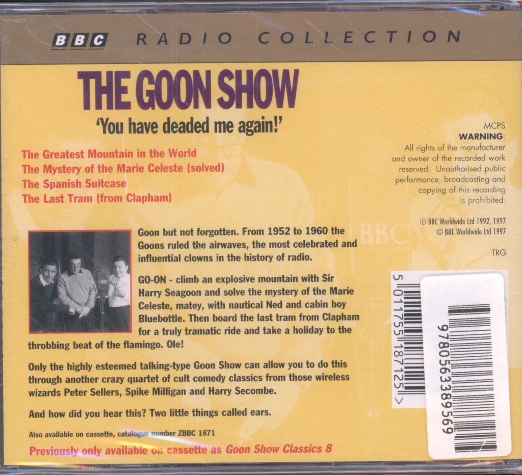 Goons - Volume 8 "You Have Deaded Me Again" - Double Cd