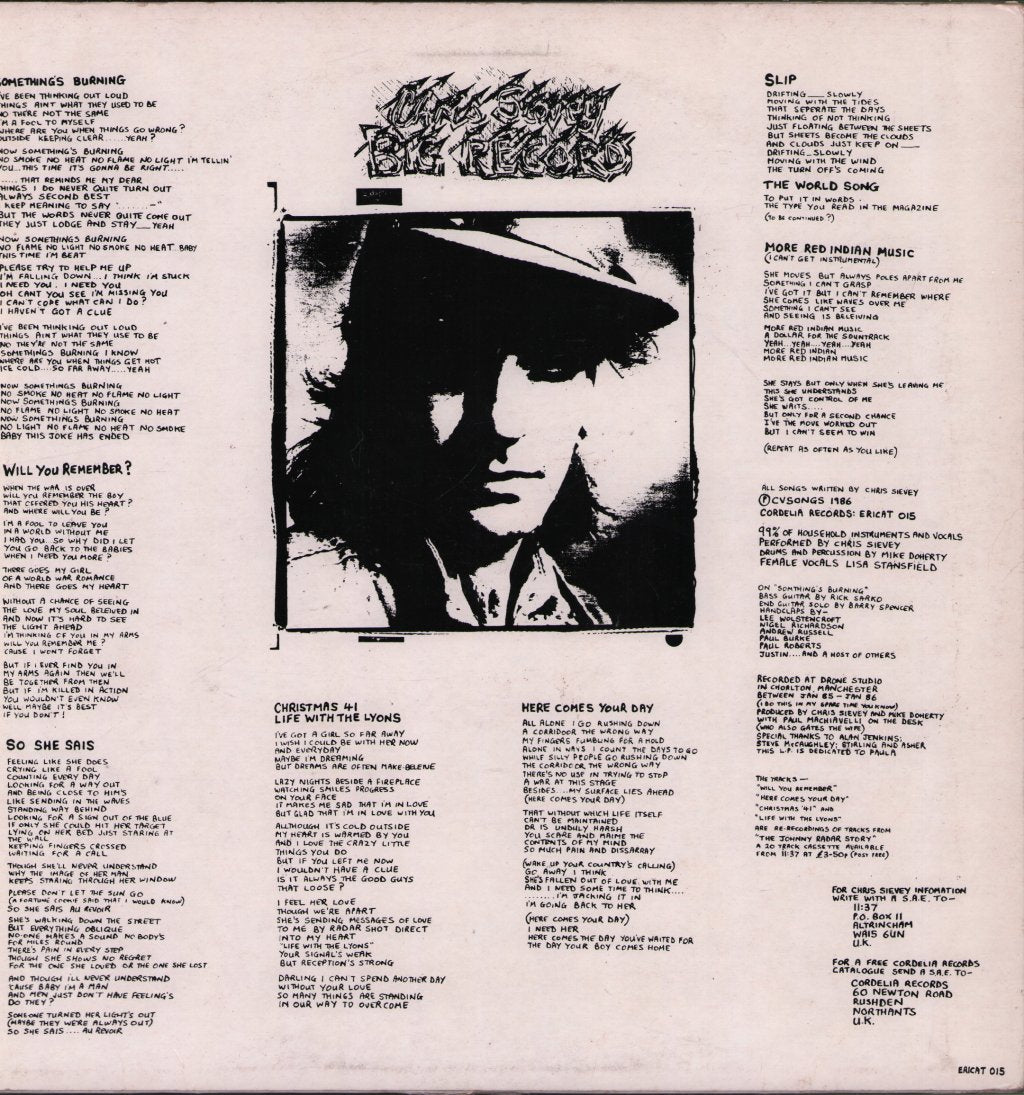 Chris Sievey - Big Record - Lp
