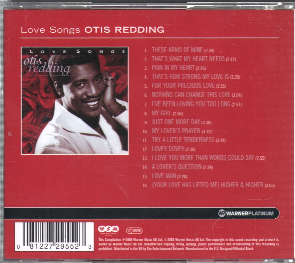 Otis Redding - Love Songs - Cd