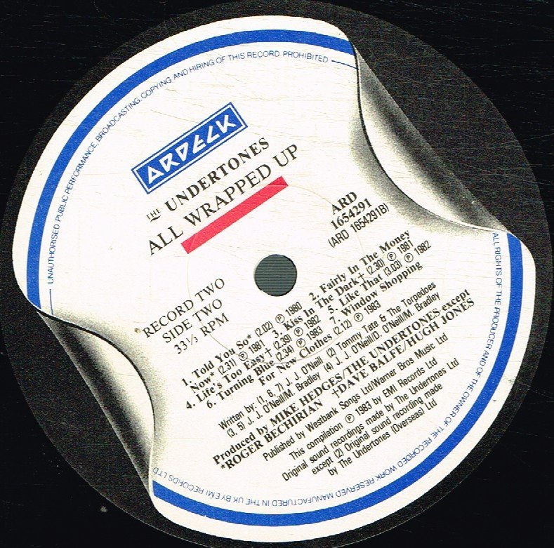 Undertones - All Wrapped Up - Double Lp