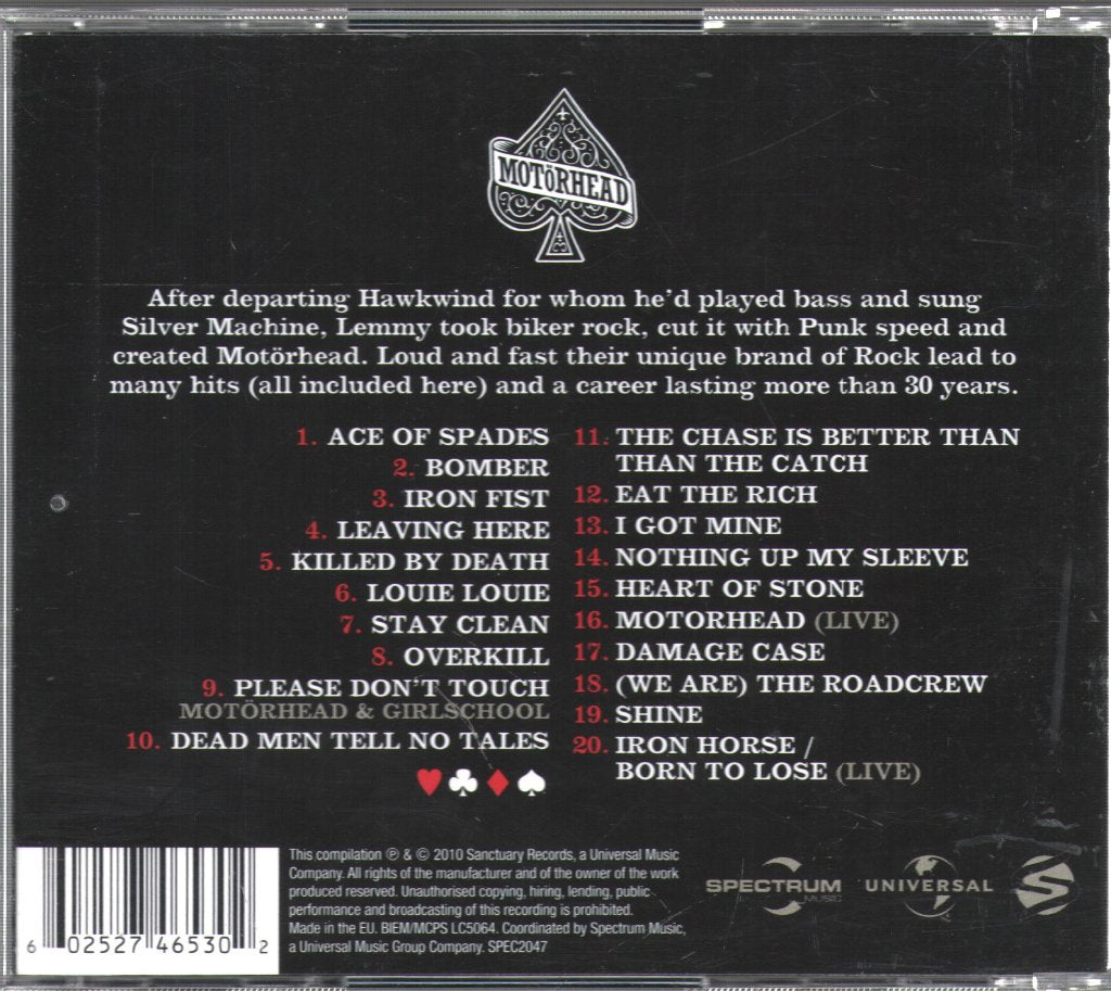 Motorhead - Aces Up My Sleeve (The Collection) - Cd
