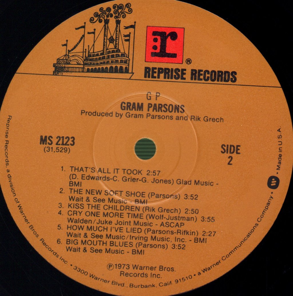 Gram Parsons - GP - Lp