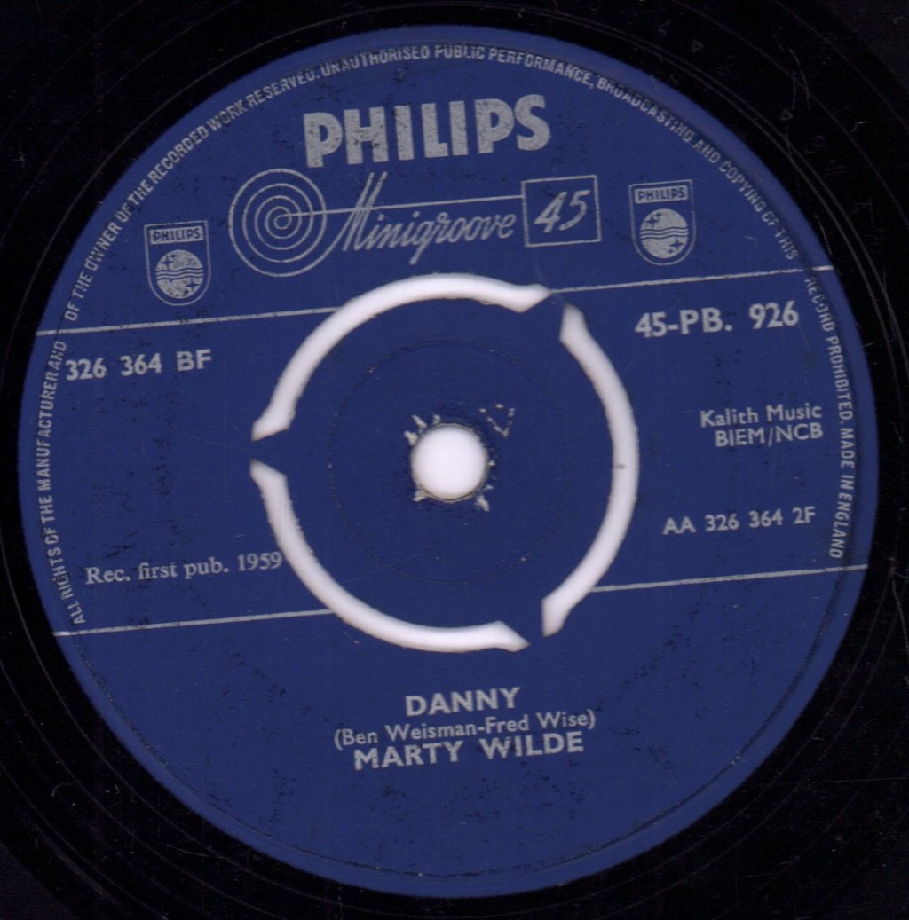 Marty Wilde - A Teenager In Love - 7 Inch