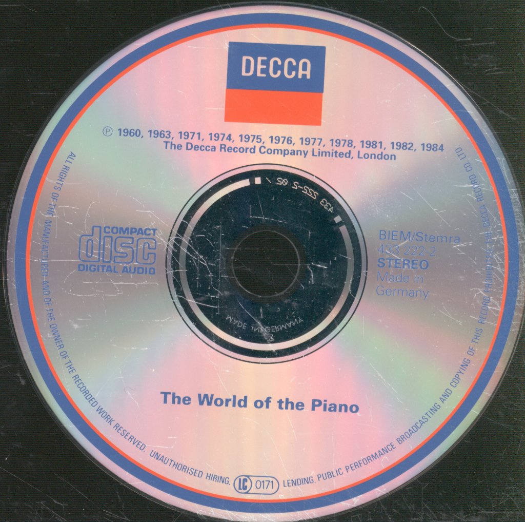 Various Artists - World Of The Piano - Cd