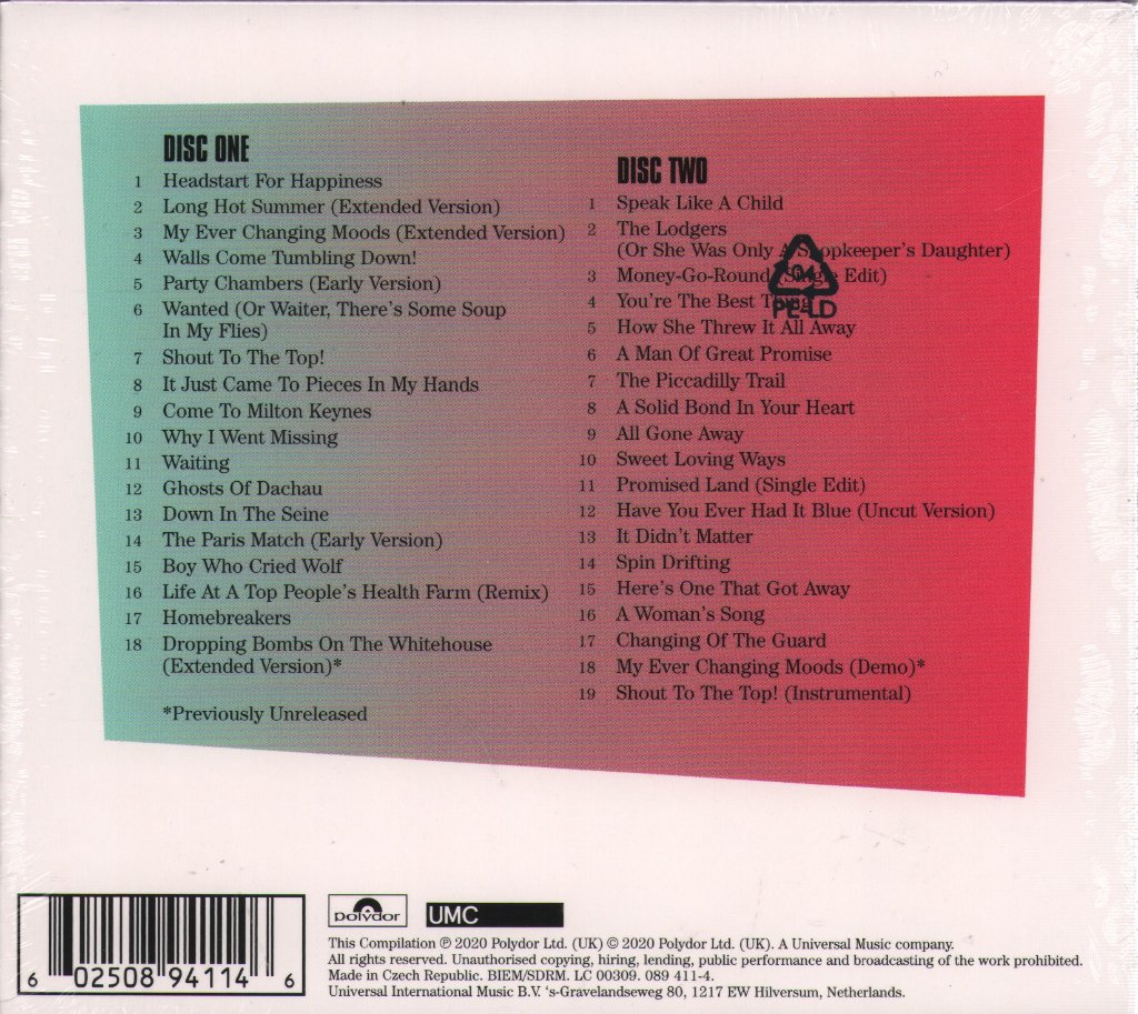 Style Council - Long Hot Summers / The Story Of The Style Council - Double Cd