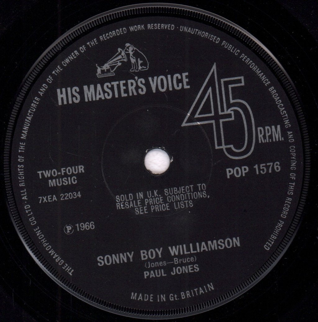 Paul Jones - I've Been A Bad Bad Boy - 7 Inch