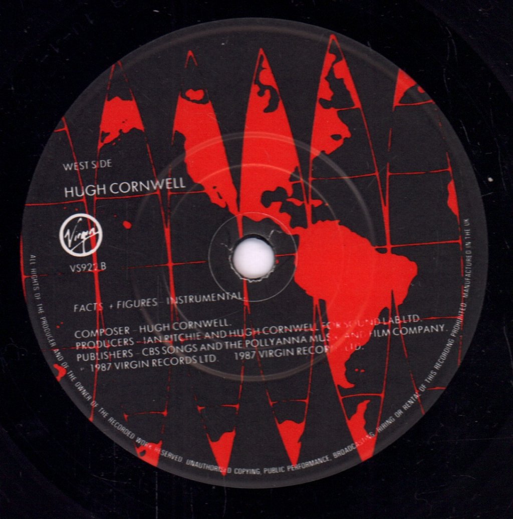 Hugh Cornwell - Facts And Figures - 7 Inch