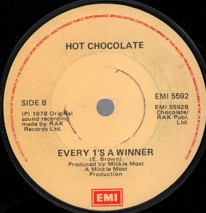 Hot Chocolate - You Sexy Thing (Remix) / Every 1's A Winner - 7 Inch