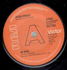 Peter Straker - We Were - 7 Inch
