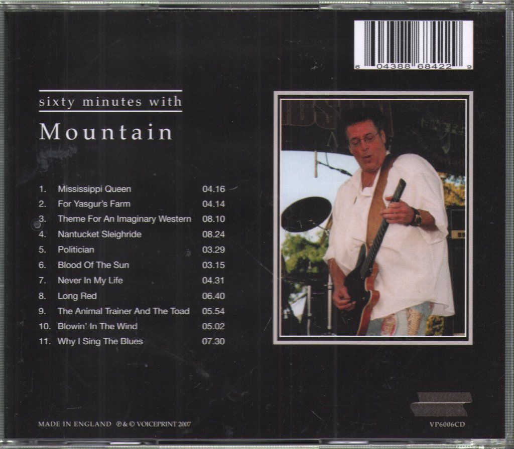 Mountain - Sixty Minutes With - Cd