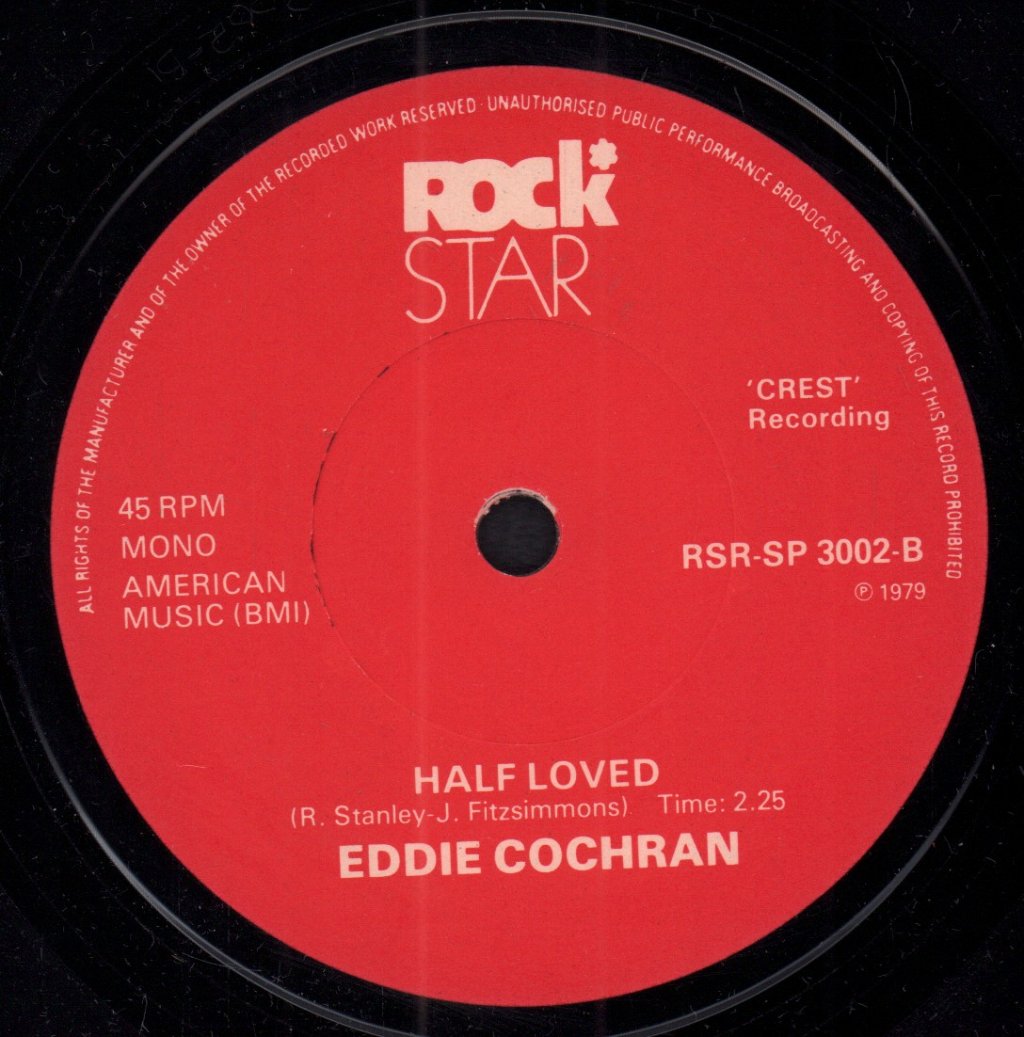 Eddie Cochran - Skinny Jim - 7 Inch