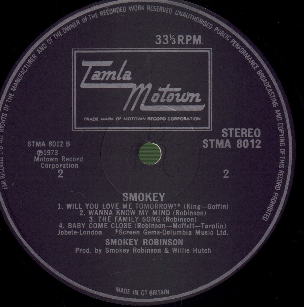 Smokey Robinson - Smokey - Lp