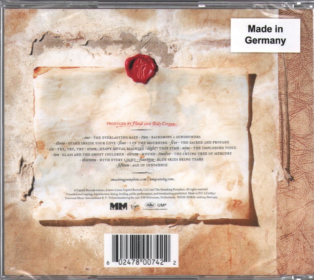 Smashing Pumpkins - Machina / The Machines of God - Cd
