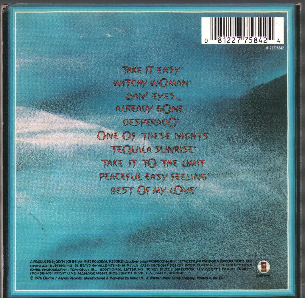 Eagles - Their Greatest Hits 1971-1975 - Cd