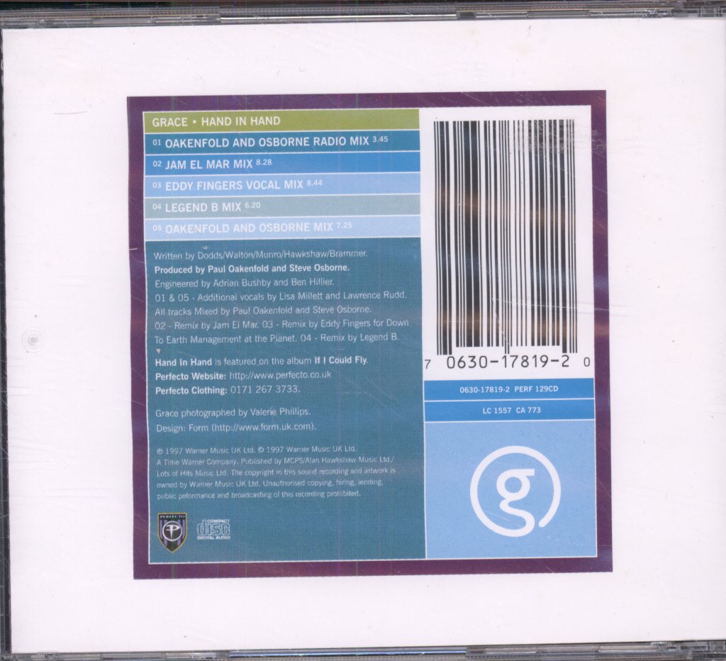 Grace - Hand In Hand - Cd