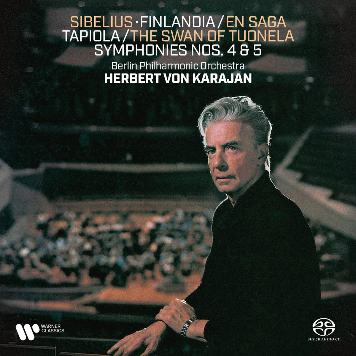 Herbert Von Karajan - Finlandia, En Saga, Sinfonien Nr. 4&5 - Double Cd