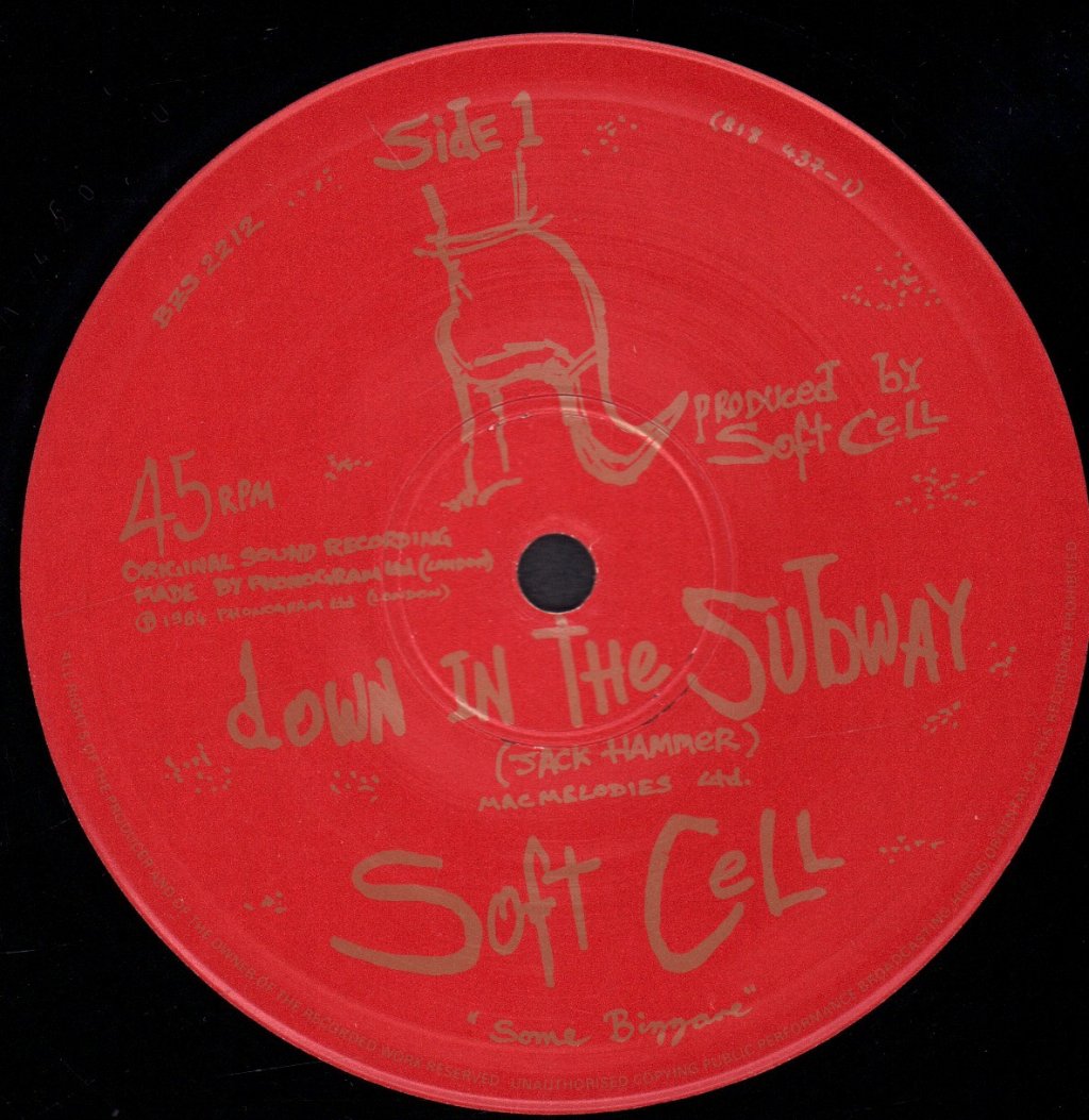 Soft Cell - Down In The Subway - 12 Inch