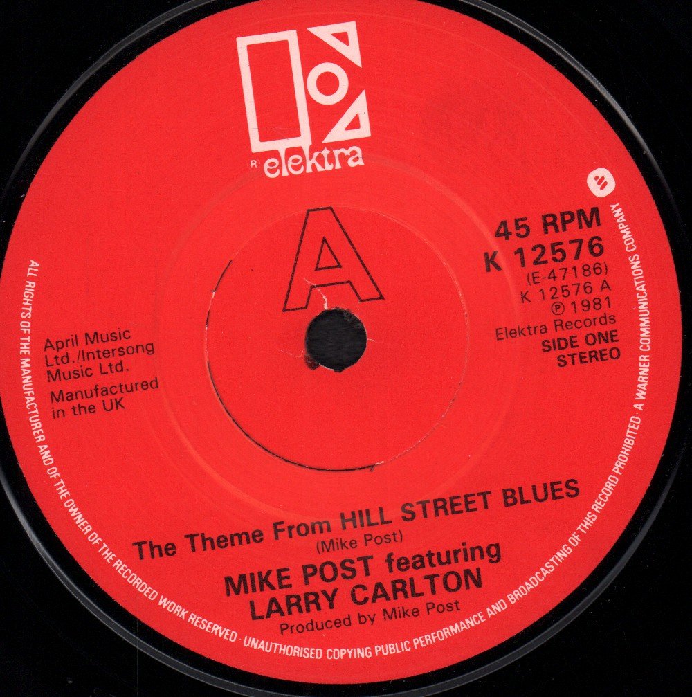 Mike Post Featuring Larry Carlton - Hill Street Blues - 7 Inch