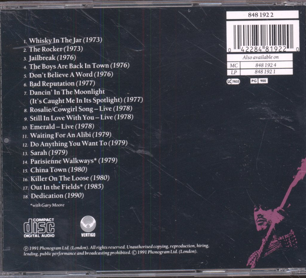 Thin Lizzy - Dedication: The Very Best Of Thin Lizzy - Cd