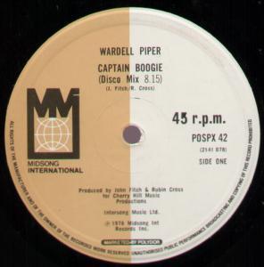 Wardell Piper - Captain Boogie - 12 Inch
