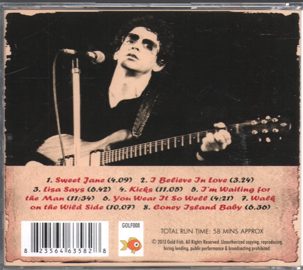 Lou Reed - Winter At The Roxy (The 1976 L.A. Broadcast) - Cd