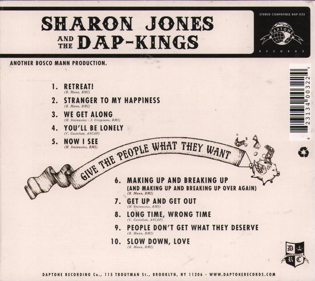 Sharon Jones & The Dap-Kings - Give The People What They Want - Cd