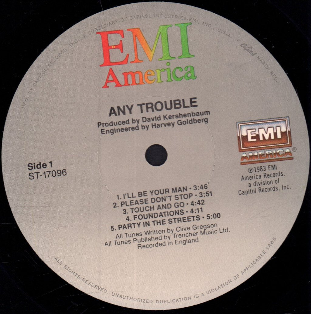 Any Trouble - Any Trouble - Lp