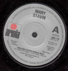 Mary Stavin - Feeling Good Being Bad - 7 Inch