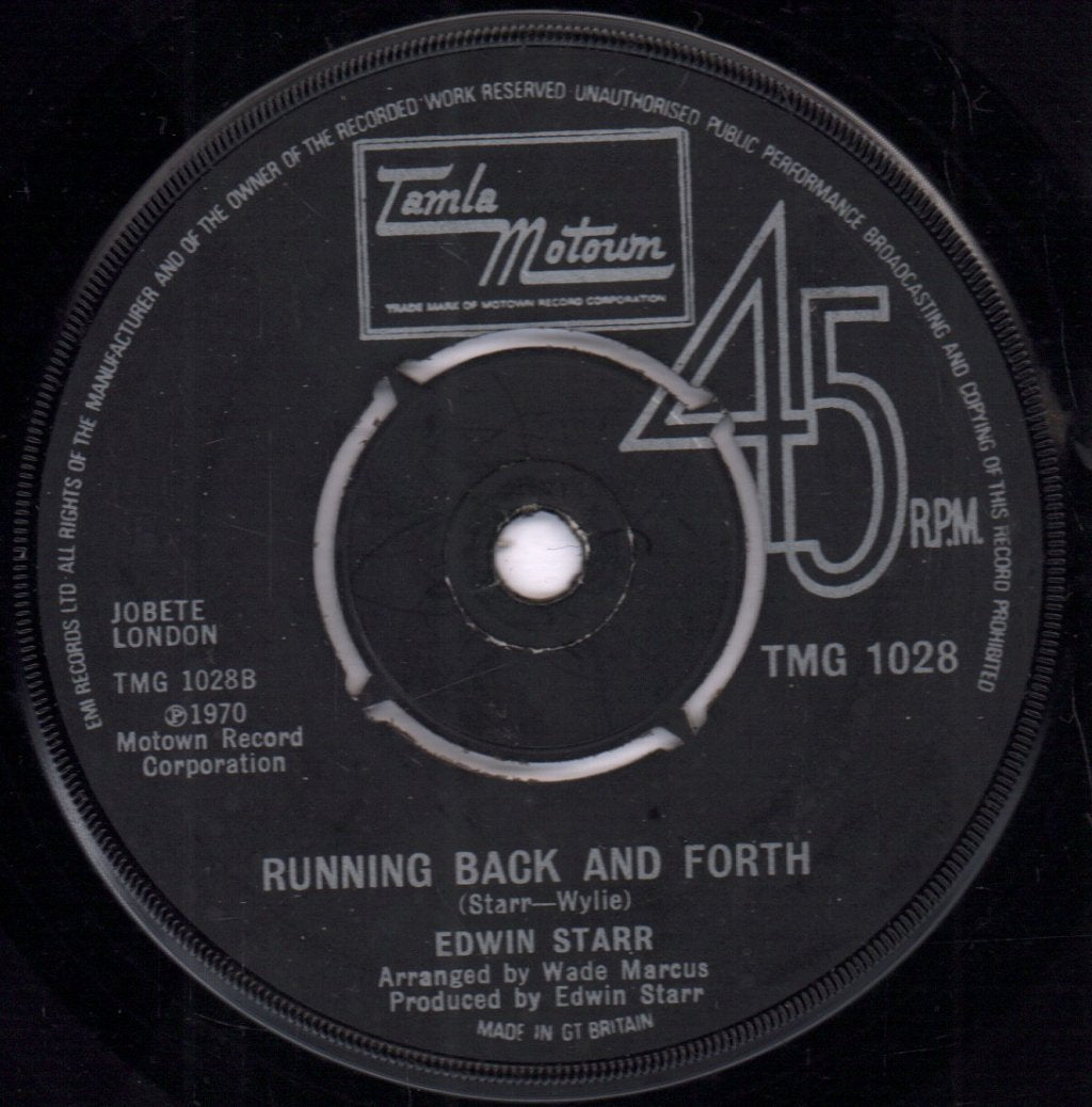 Edwin Starr - Time - 7 Inch