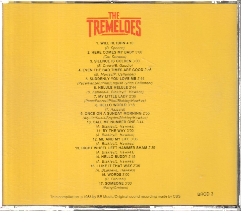 Tremeloes - Greatest Hits - Cd