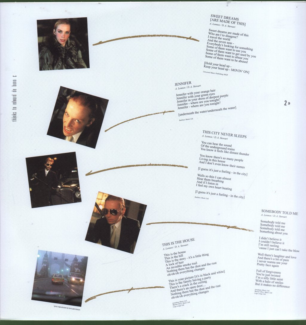 Eurythmics - Sweet Dreams (Are Made Of This) - Lp