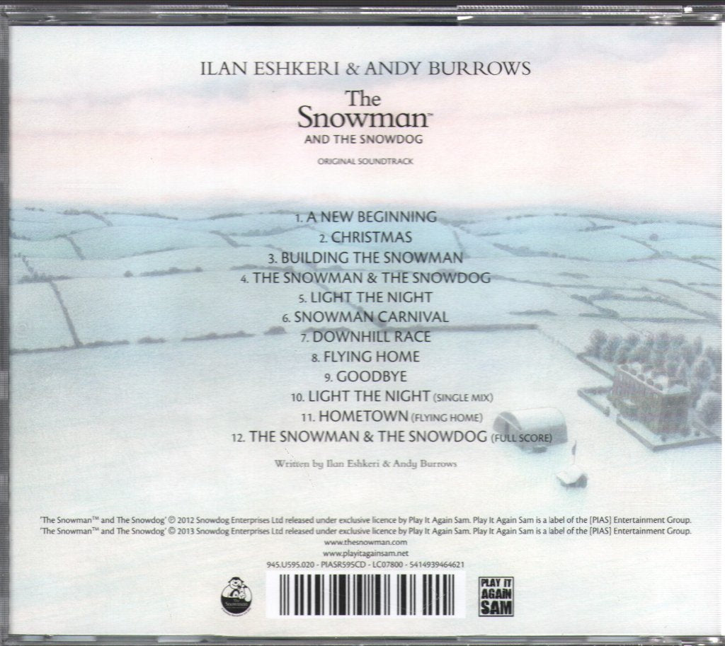 Ilan Eshkeri & Andy Burrows - Snowman And The Snowdog - Original Soundtrack - Cd