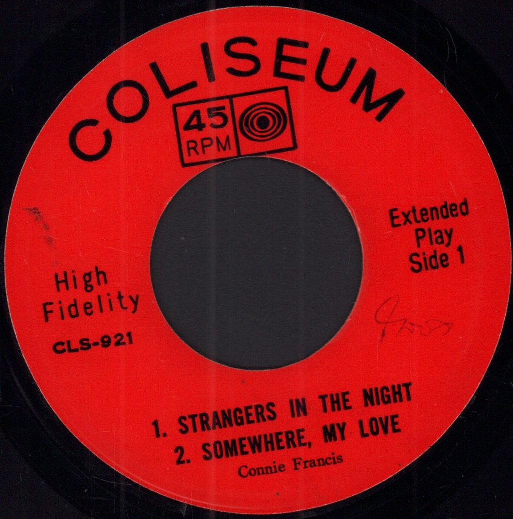 Connie Francis - movie greats of the 60's - 7 Inch