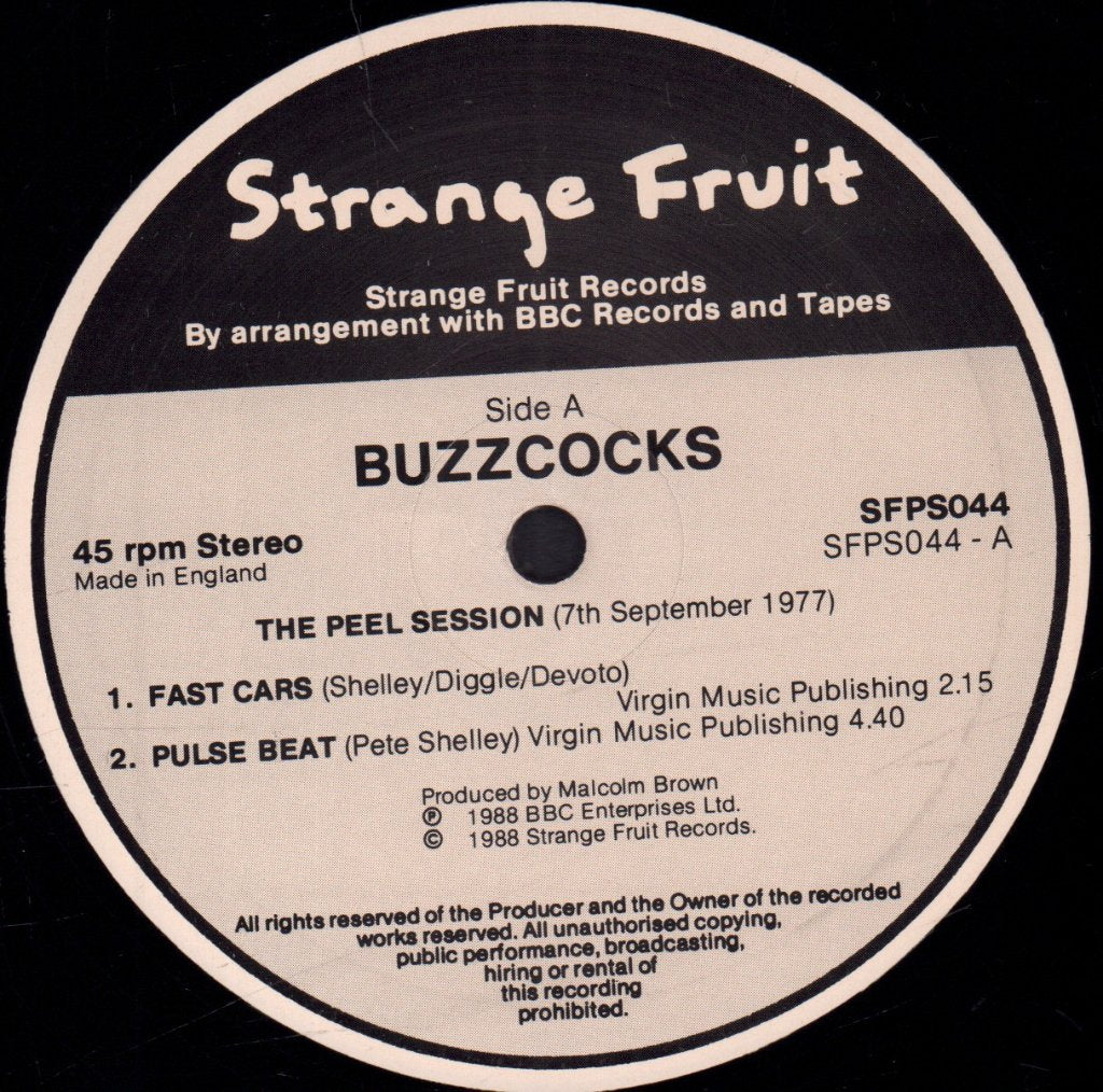 Buzzcocks - Peel Sessions - 12 Inch
