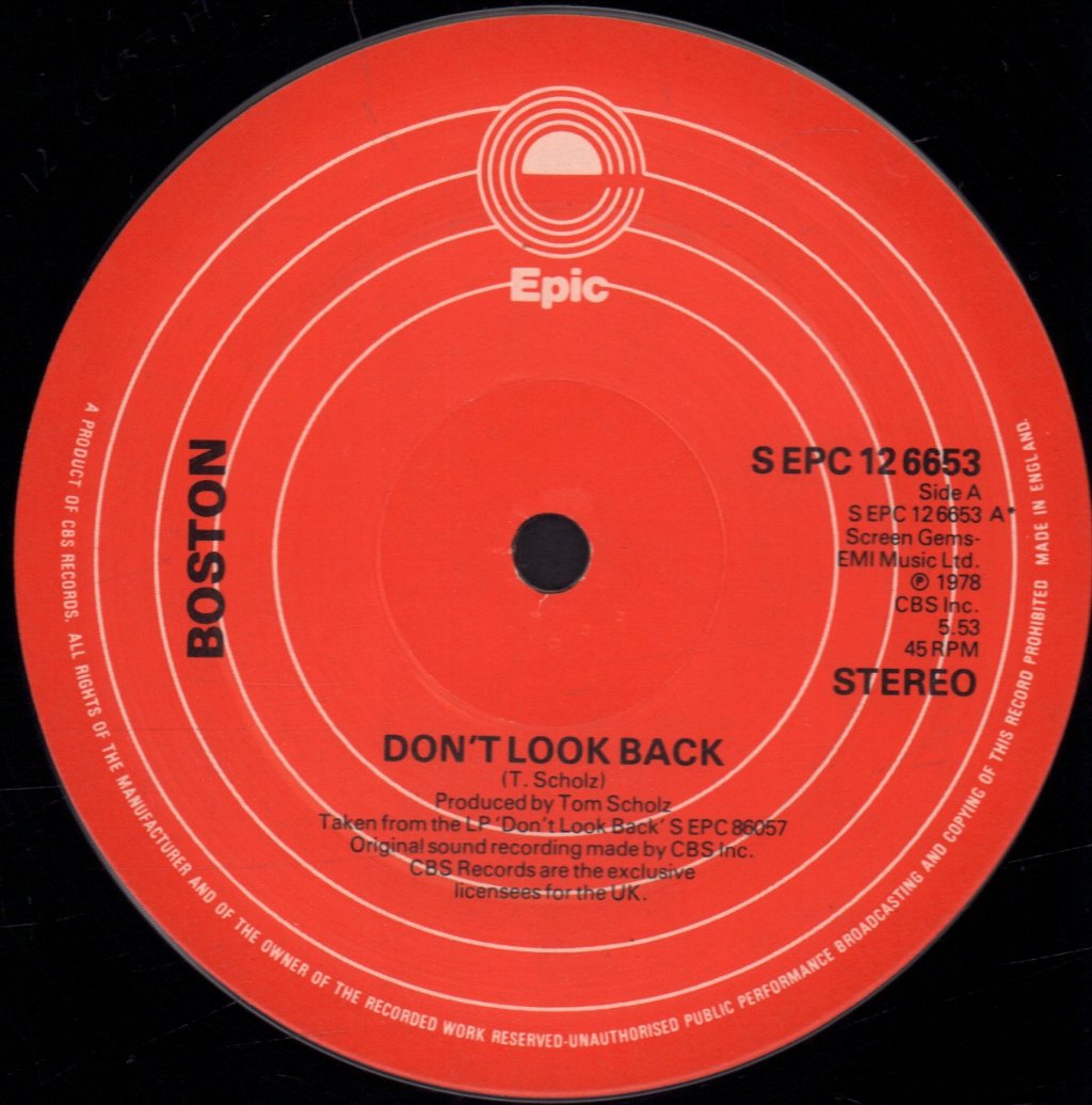 Boston - Don't Look Back - 12 Inch