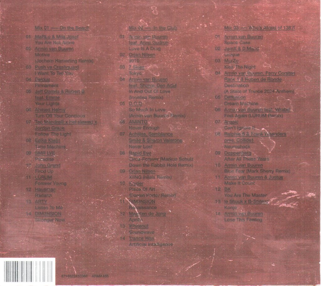 Armin Van Buuren - A State of Trance, Ibiza 2023 - Triple Cd
