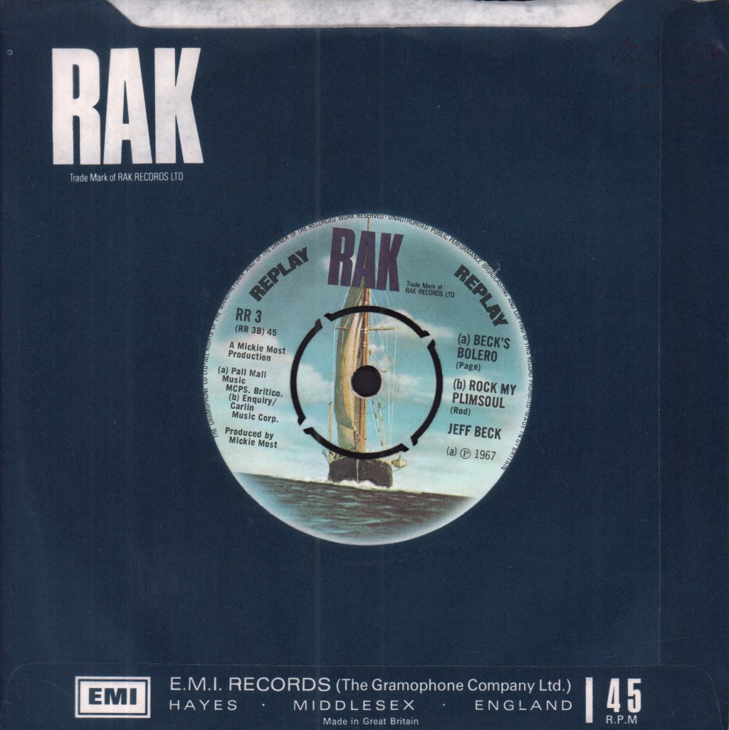 Jeff Beck - Hi Ho Silver Lining - 7 Inch