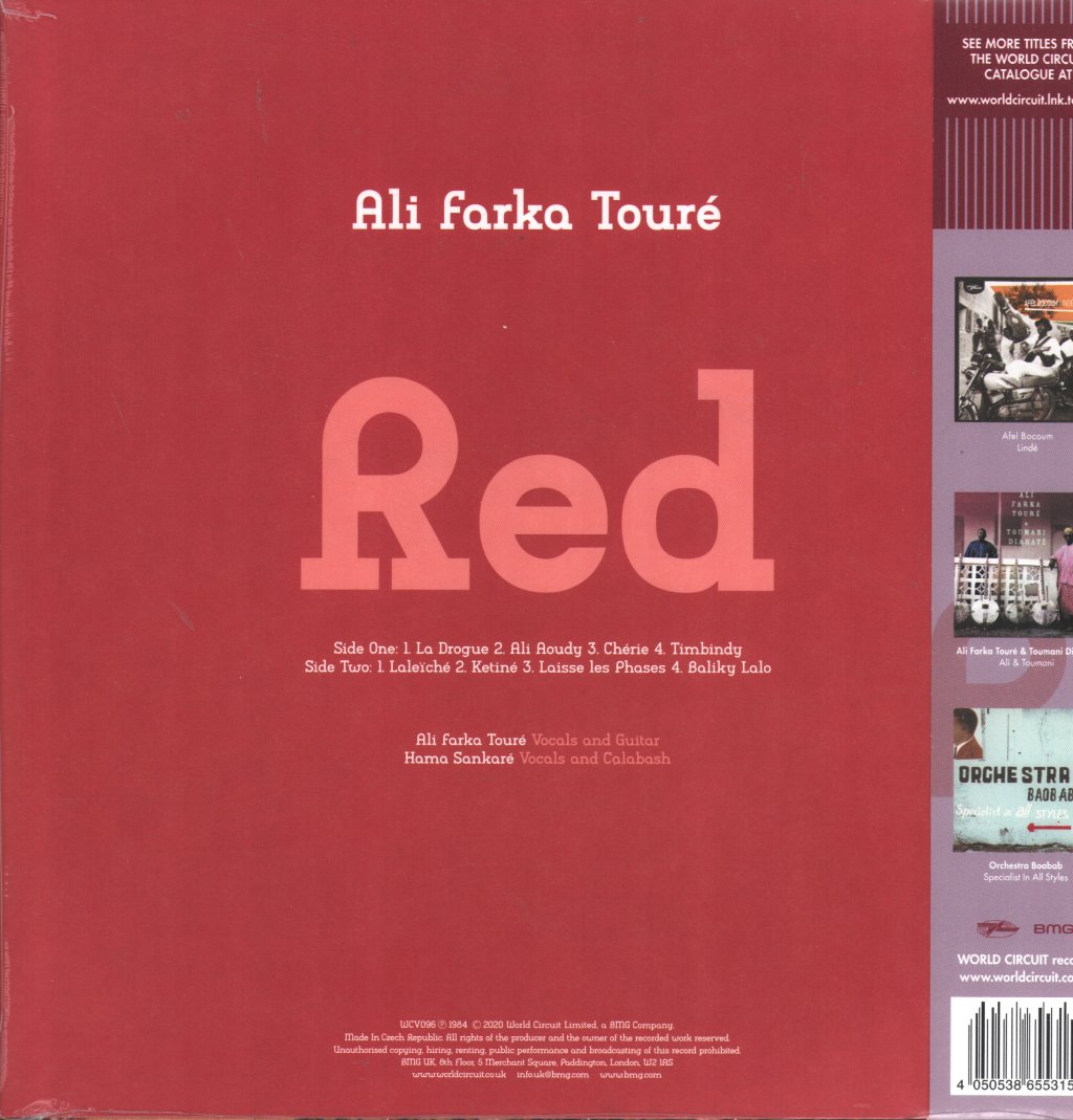 Ali Farka Touré - Red - Lp