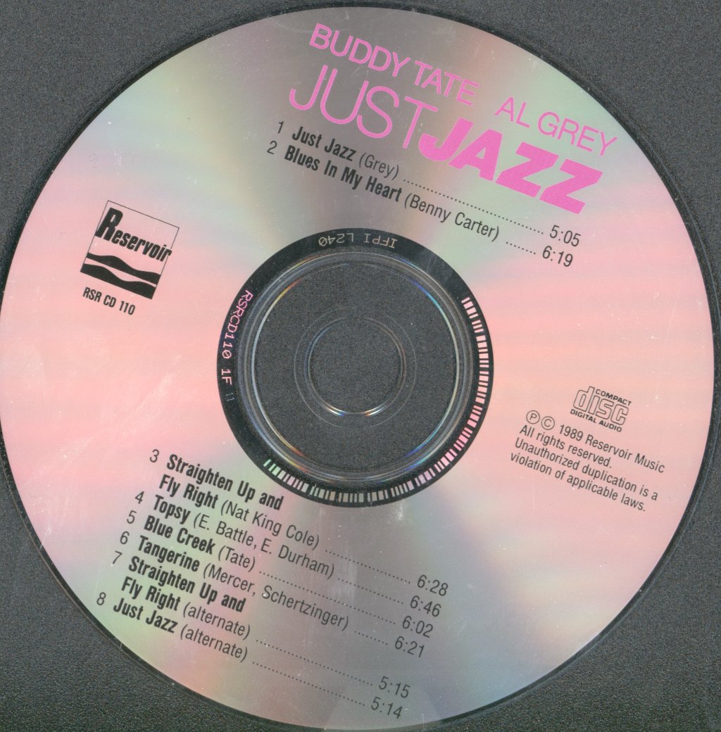 Buddy Tate - Just Jazz - Cd