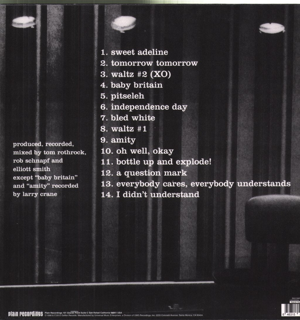 Elliott Smith - XO - Lp