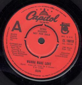 Sun (70'S/80'S Group) - Wanna Make Love - 7 Inch