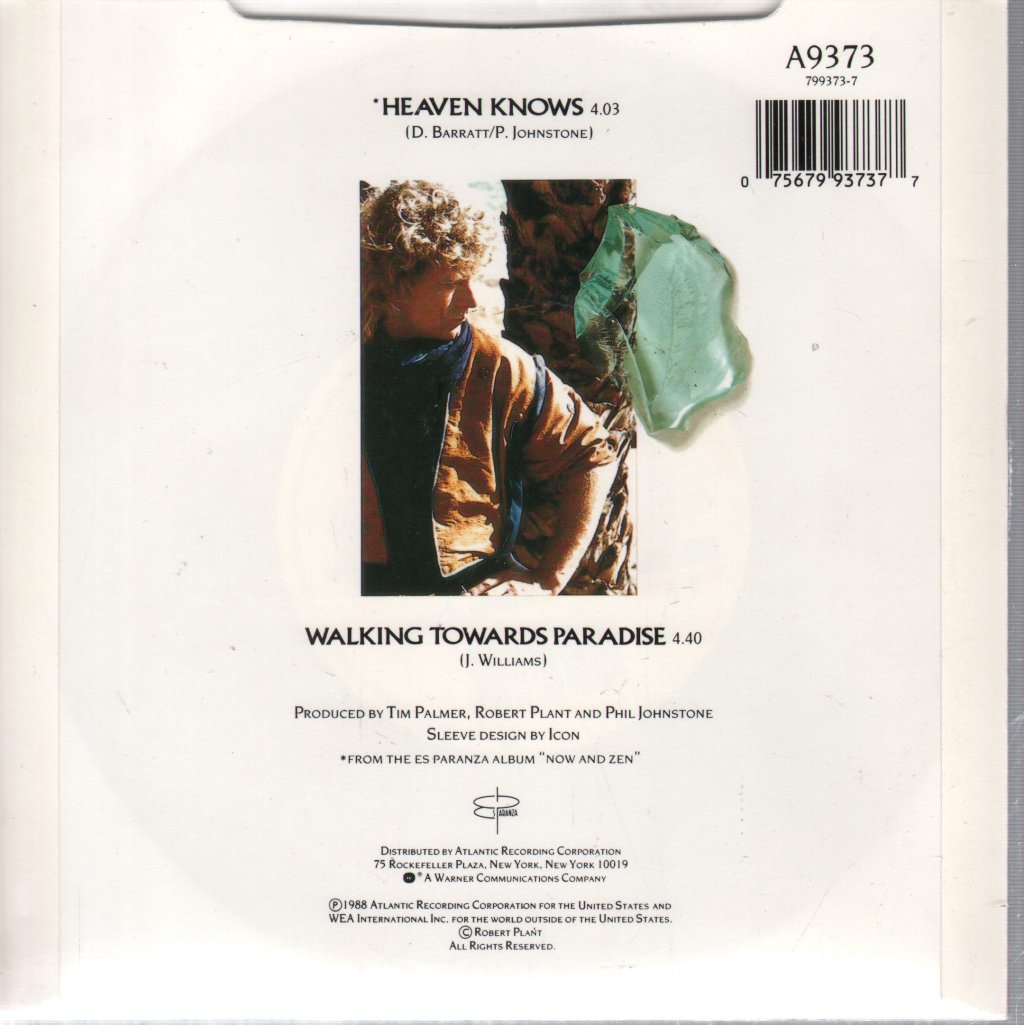 Robert Plant - Heaven Knows - 7 Inch
