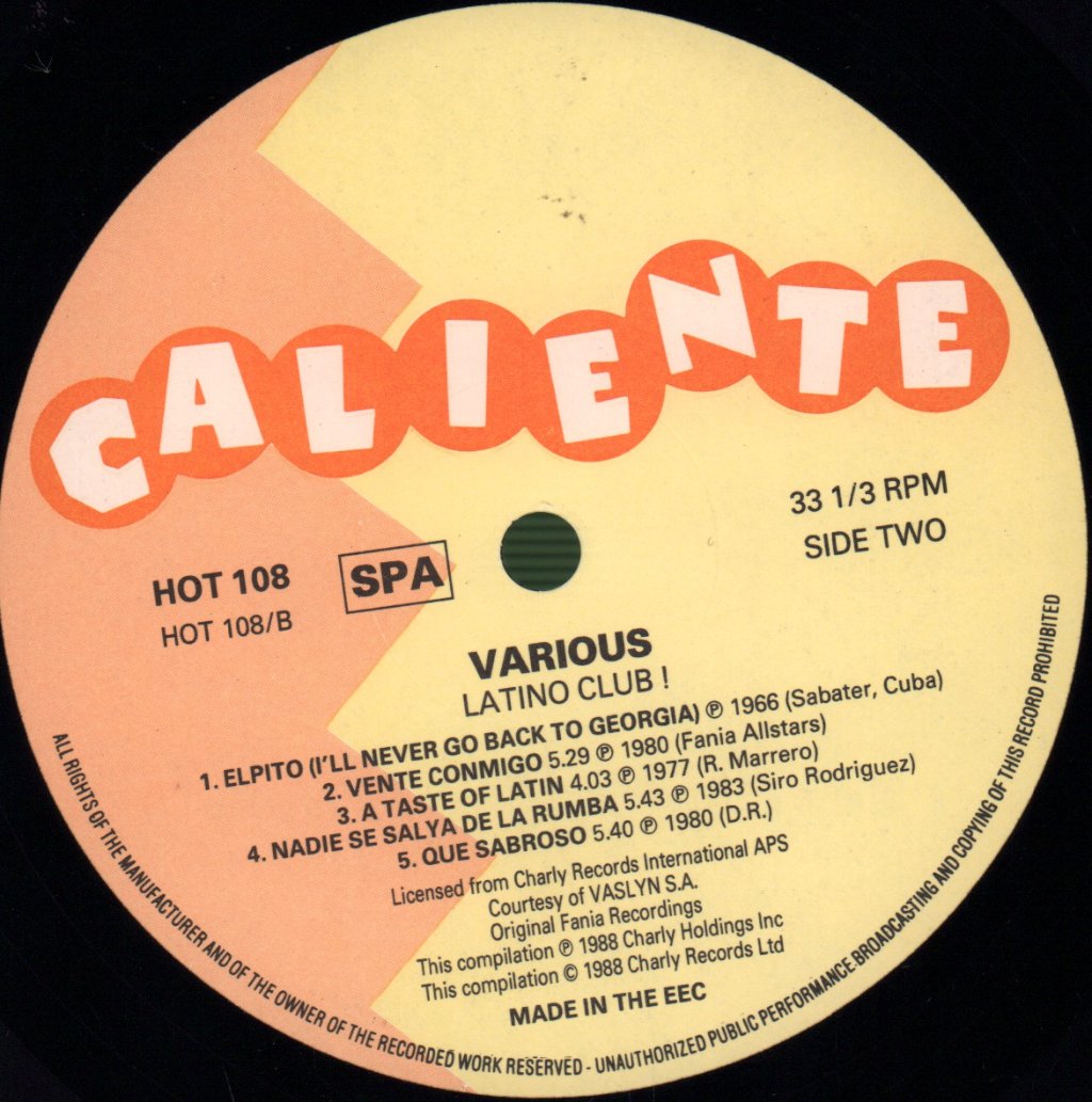 Various Artists - ID And Baz De Faz Present Latino Club - Lp