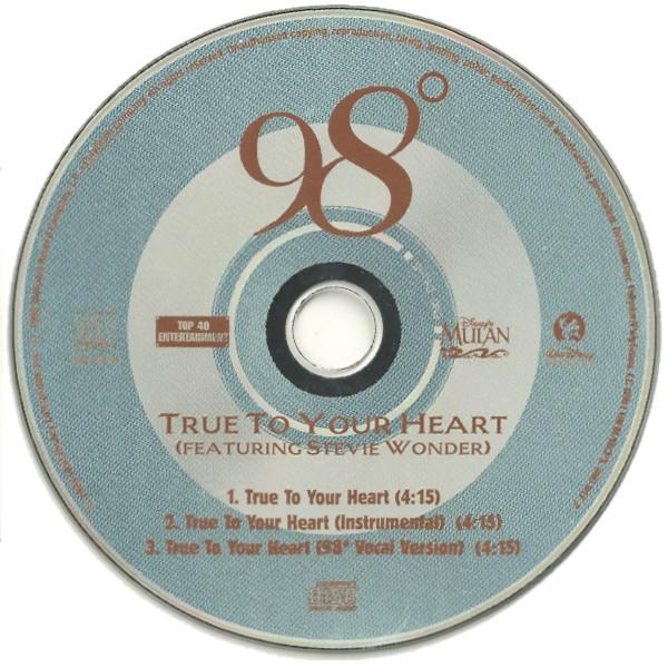 98 Degrees And Stevie Wonder - True To Your Heart - Cd